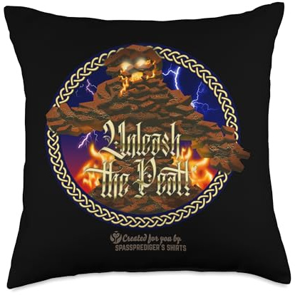 Isle Pete Whiskey Unleash the Peat Whiskey Throw Pillow