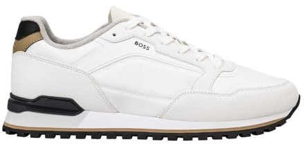 BOSS Homme Parkour-l_Runn_txhf Entraîneurs, Blanc Ouvert, 42 EU