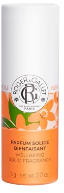 Roger&Gallet – Parfum Solide Bienfaisant Néroli 5g – Format Nomade – Néroli Fleur d'Oranger Immortelle