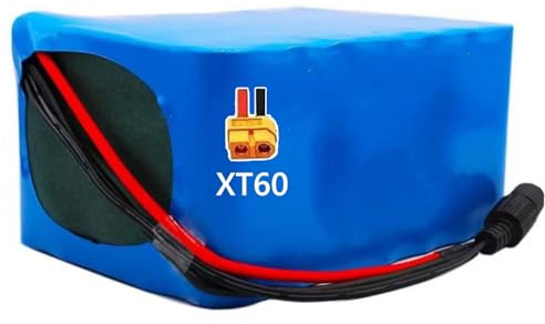Batería de Litio para Bicicleta Eléctrica 60V 20Ah para Baterías Recargables Baterías de Iones de Litio para Patinetes Eléctricos 16S2P con BMS+Charger 67.2V 2A